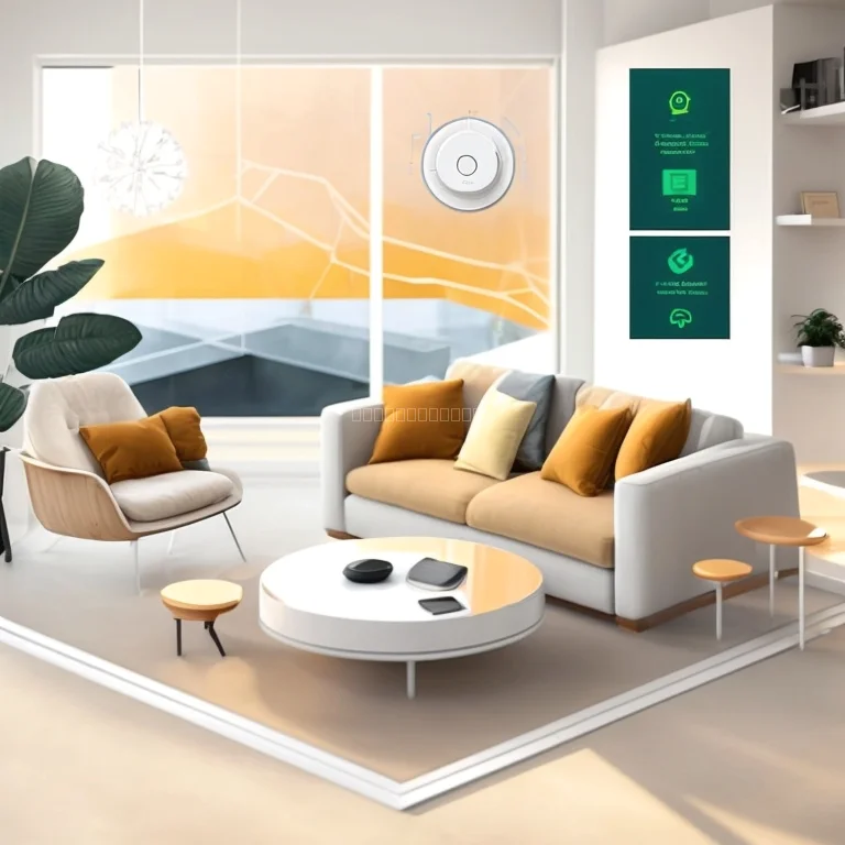 Smart thermostat controlling home temperature