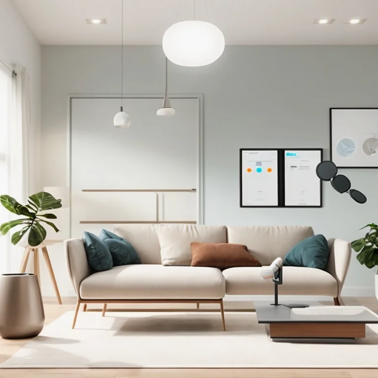 Smart home AI devices enhancing daily comfort